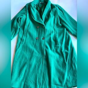 Vintage Hockanum A Stevens Fabric green Wool Coat
